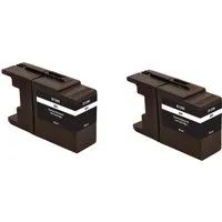 Memo memo Doppelpack Tintenpatronen ersetzt Brother LC-1280BK schwarz – Produktbild 1 von 1
