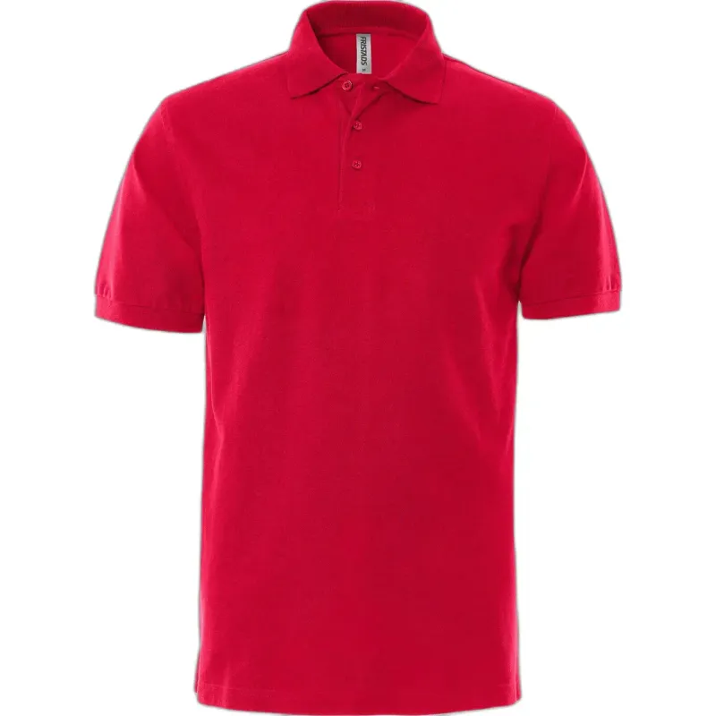 Fristads Polo-Shirt Fristads 1724 PIQ, Rot, – Produktbild 2 von 2