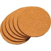 Kesper KESPER 6er-Pack Getränkeuntersetzer aus Kork, Ø 10 cm – Produktbild 1 von 1