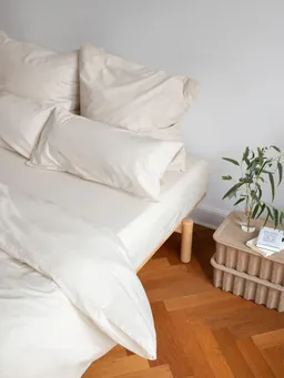 erlich textil erlich textil Cotton Select Spannbettlaken für Unisex aus Baumwolle in sand – Produktbild 1 von 1