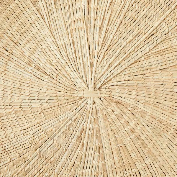 By Native By Native Wanddeko Mittlerer Sonnenteller aus Palmfaser, handgeflochten – Produktbild 3 von 4