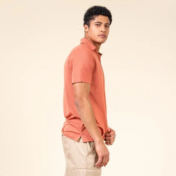 Living Crafts Living Crafts Polo-Shirt - TIRMON, Flame (rot), – Produktbild 2 von 4