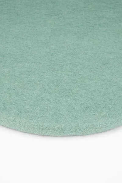myfelt myfelt Flachfilz Sitzauflage (⌀ 36 cm, 36 x 36 cm), Türkis (fine), – Produktbild 3 von 4