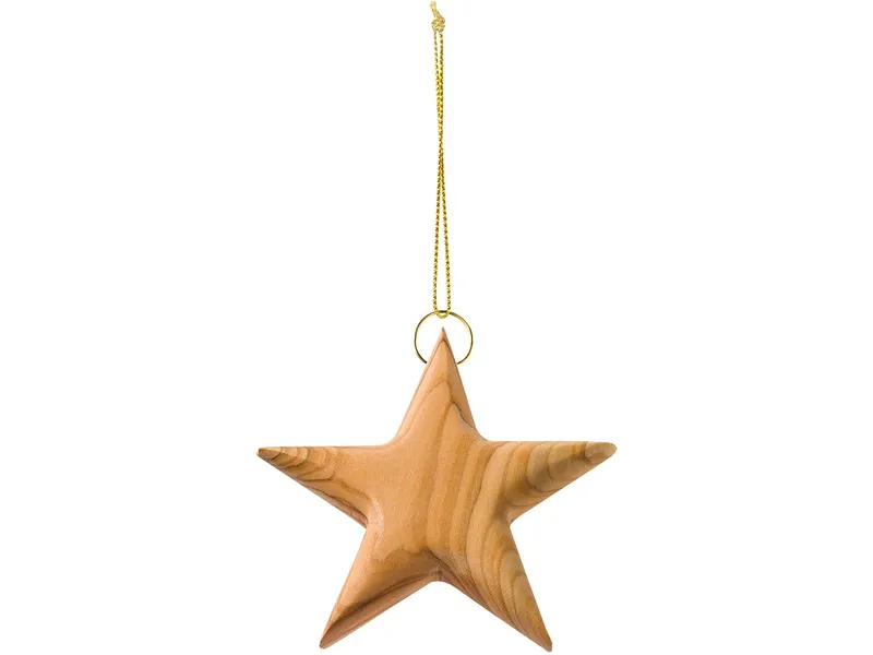 weltPartner weltPartner Dekoanhänger "Stern" aus Olivenholz, Höhe 8,5 cm – Produktbild 1 von 1