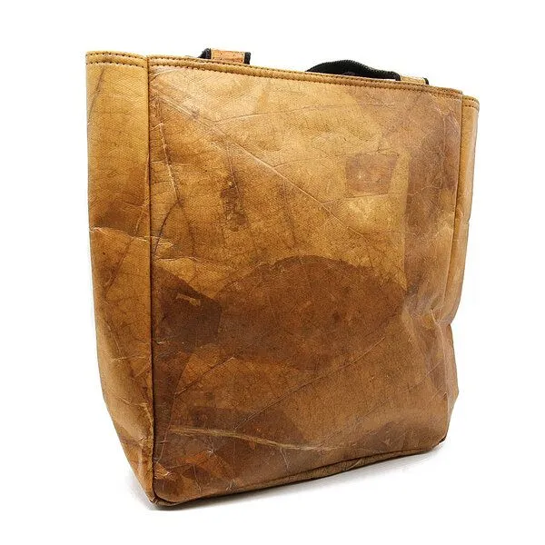 ECOMONKEY ECOMONKEY® Handtasche + veganes Lederimitat aus Blättern, Grün, – Produktbild 4 von 4