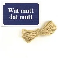 Bow Hummingbird Bow & Hummingbird Geschenkanhänger "Wat mutt dat mutt" – Produktbild 1 von 1