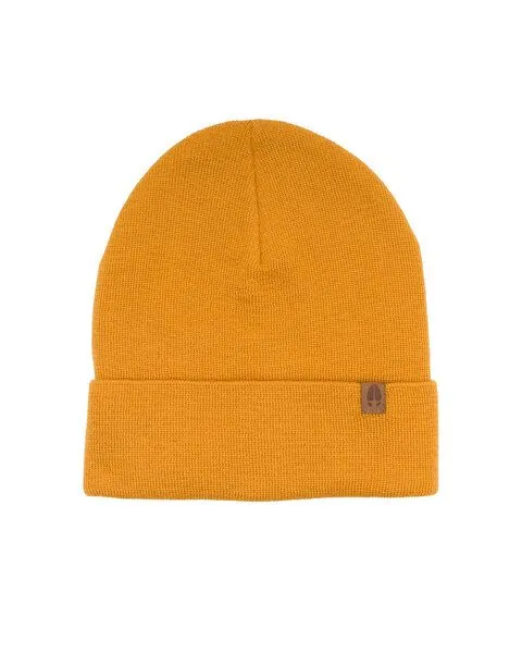 Kopyto Kopyto WOLF - Glatte Zweilagige Beanie Mütze aus 100% RWS-Merinowolle, Gelb, – Produktbild 1 von 5