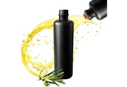 mikken mikken Ölflasche 500 ml aus Keramik – matt schwarz mit Ausgießer & Kappe – Produktbild 1 von 1