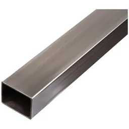Alberts ALBERTS Rechteckrohr, Stahl roh, kaltgewalzt, LxBxHxS 1000 x 40 x 30 x 1,5 mm – Produktbild 1 von 1
