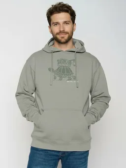 GreenBomb GREENBOMB Turtle Walk Joy - Gemütlicher Hoodie aus Bio-Baumwolle / hochwertiger Print / GOTS / Fair & Vegan – Produktbild 1 von 1