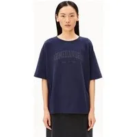 ARMEDANGELS ARMEDANGELS GIANNAA COLLEGE Damen T-Shirt aus Bio-Baumwoll Mix, Tinted navy, – Produktbild 1 von 1