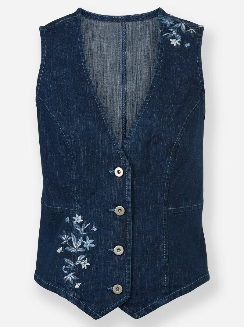 Witt Jeansweste, Blue-stone-washed, – Produktbild 1 von 2