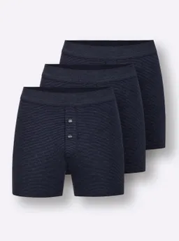 wäschepur men Boxershorts marine-geringelt – Produktbild 1 von 1