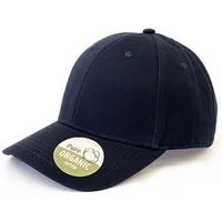 Brain Waves Basecap Organic Cotton Brain Waves 6 - Panel Cap Kappe Unstructured, Navy, – Produktbild 1 von 1