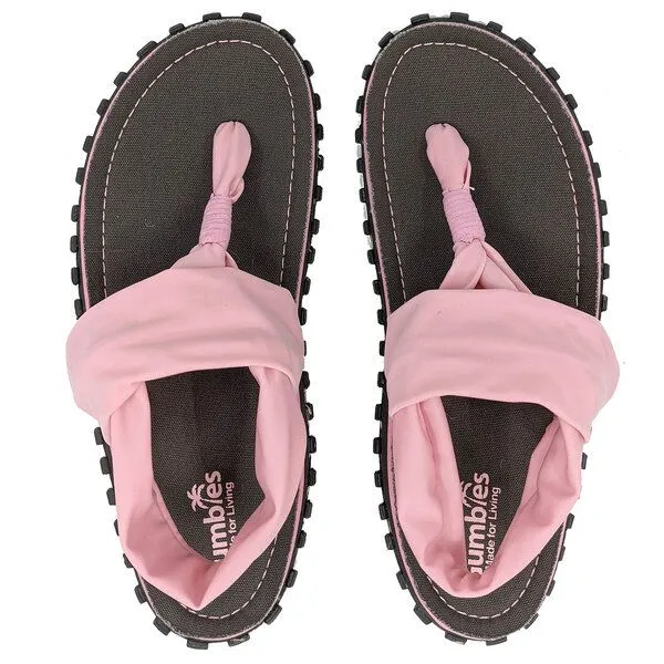 Gumbies Gumbies Slingbacks - Nachhaltige Zehensandalen, Grau-pink, – Produktbild 1 von 4