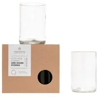 Originalhome Originalhome Recycelten Trinkgläser M, S/2 – grünes Geschenk, fair gefertigt & spülmaschinenfest – Produktbild 1 von 1