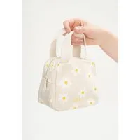 MELA Organizer Tasche klein SHAILA | von MELA | Fairtrade & GOTS zertifiziert, Greige / daisy print, – Produktbild 1 von 2