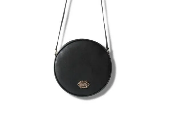MATES OF NATURE MATES OF NATURE Circle Bag | Runde Korkleder-Handtasche, Coal black (schwarz), – Produktbild 1 von 4