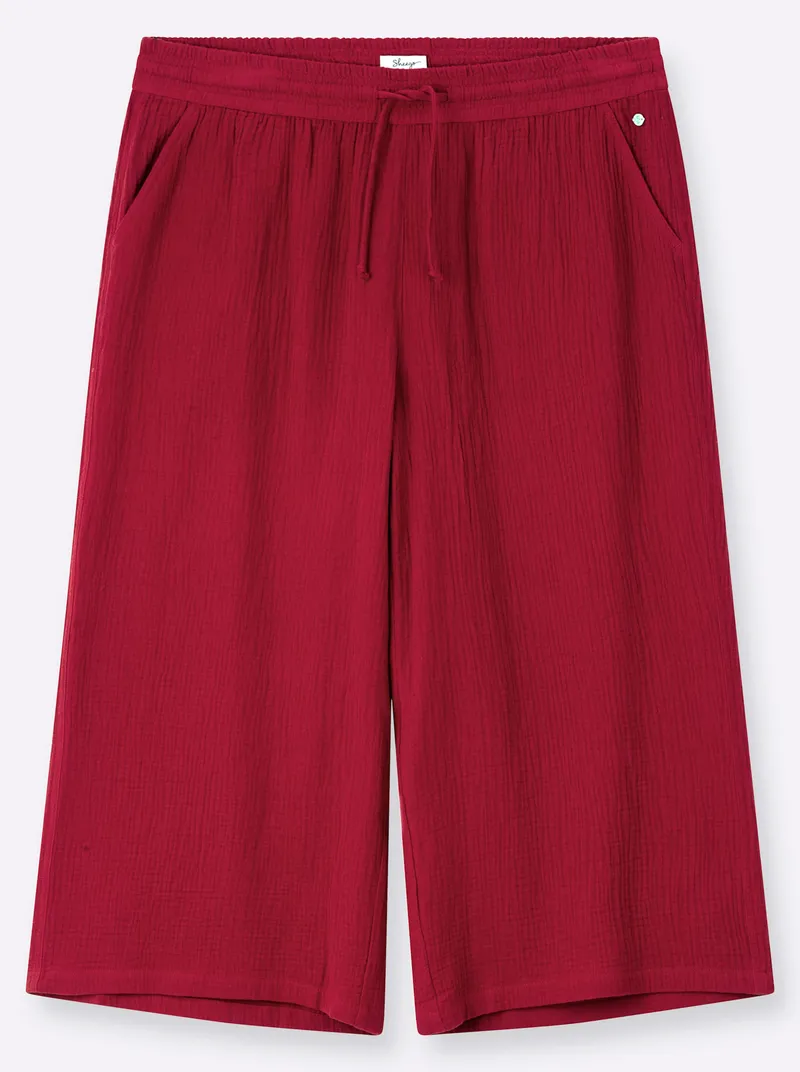 sheego 3/4-Hose kirsche, Kirsche, – Produktbild 2 von 2