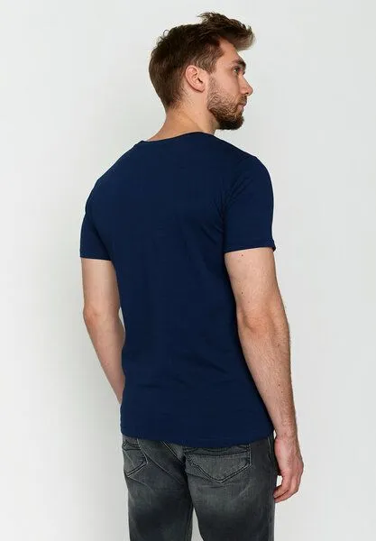 GreenBomb GreenBomb Bike Uptown Guide - Sportliches T-Shirt aus Bio-Baumwolle / hochwertiger Print / GOTS / Fair & Vegan, Blau (navy), – Produktbild 2 von 2
