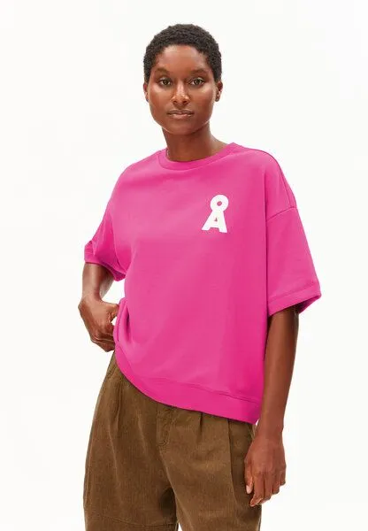 ARMEDANGELS ARMEDANGELS BAMIKAA Damen Sweatshirt aus Bio-Baumwolle, Very berry, – Produktbild 1 von 4