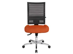 Topstar Topstar Bürodrehstuhl "P91NET" ohne Armlehnen orange – Produktbild 1 von 1