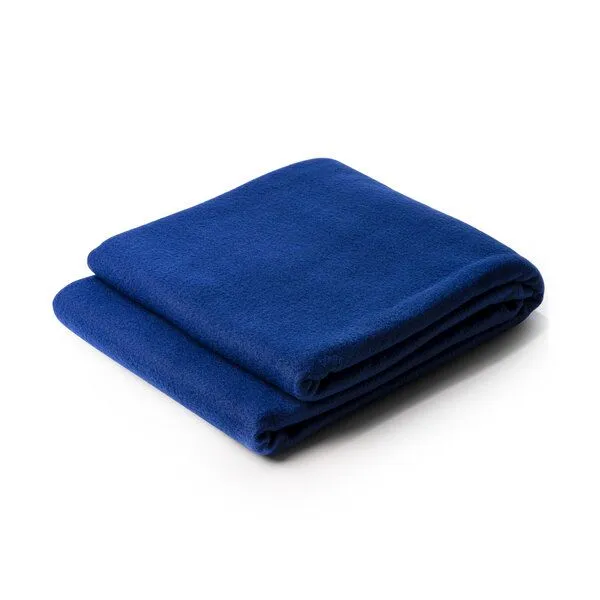 Stamina Stamina Leichte Fleecedecke aus recyceltem RPET-Polyester mit praktischer Tasche, Blau (royal), – Produktbild 1 von 3