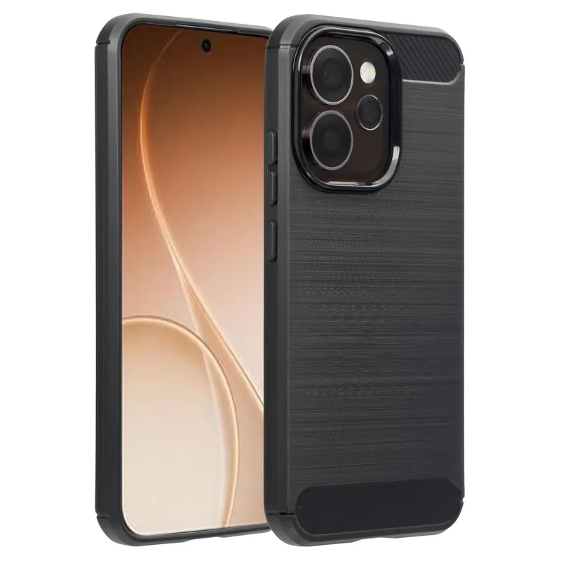 imoshion imoshion Brushed Back Cover für das Oppo Reno15 Pro (5G), Schwarz, – Produktbild 1 von 1