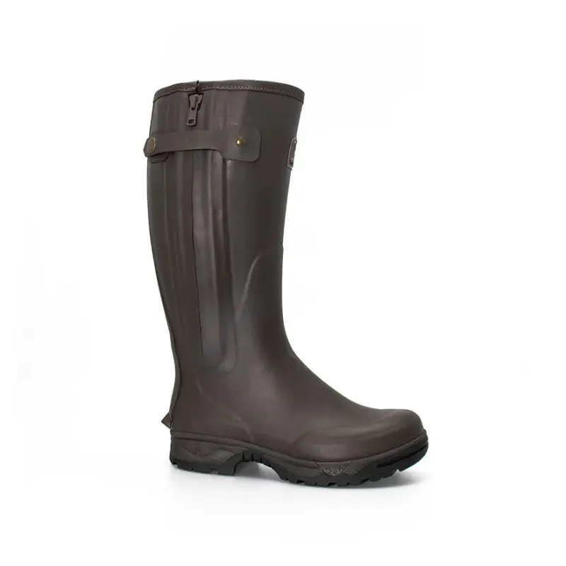 Rouchette Regenstiefel Rouchette Veneur Neo Zip, Marron, – Produktbild 1 von 1