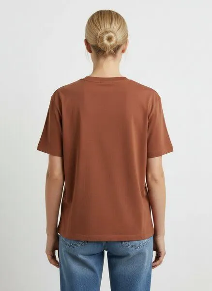 UNIPOLAR UNIPOLAR Basic T-Shirt Modell: Music, Heritage brown (rot), – Produktbild 2 von 2