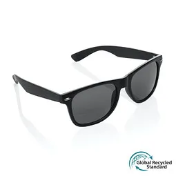 XD Collection Sonnenbrille aus GRS recyceltem Kunststoff, schwarz, Schwarz, – Produktbild 1 von 1