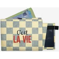 paprcuts paprcuts RFID Portemonnaie Pro, C'est la vie (blau beige), – Produktbild 1 von 1