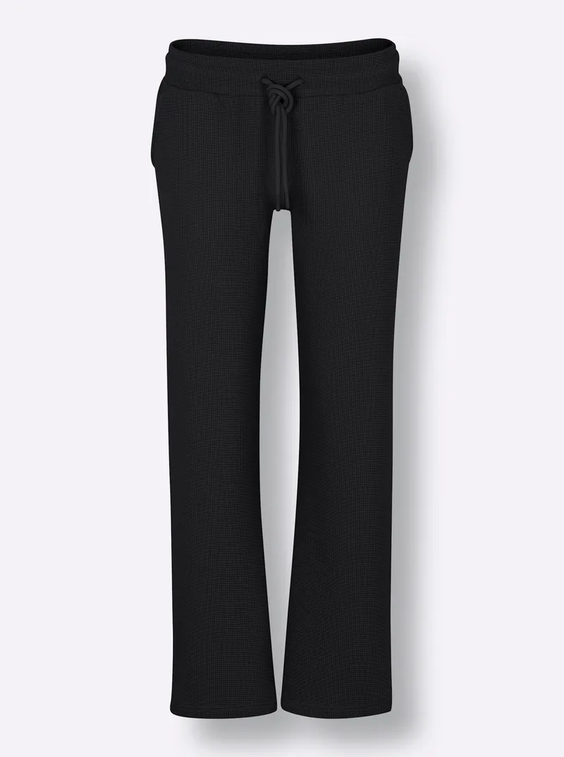 feel good Dehnbund-Hose schwarz, Schwarz, – Produktbild 2 von 2