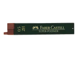 Faber-Castell 12 Faber-Castell Ersatzmine für Druckbleistifte 'Super-Polymer' 0,5 mm 2H – Produktbild 1 von 1