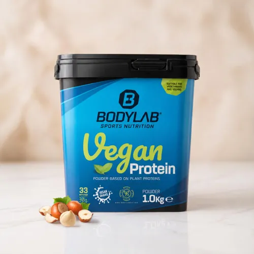 Bodylab24 Vegan Protein - 1000g - Hazelnut Cream – Produktbild 1 von 1