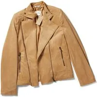 Will's Vegan Store Will's Vegan Store Damen vegan Vegane Wildlederjacke Tan, Hellbraun, – Produktbild 1 von 1