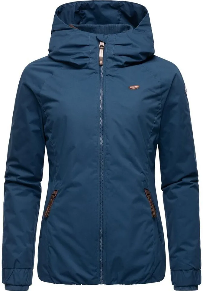 ragwear ragwear Winterjacke Dizzie Winter wasserdichte Outdoorjacke mit Kapuze für den Winter, Blau, – Produktbild 5 von 5