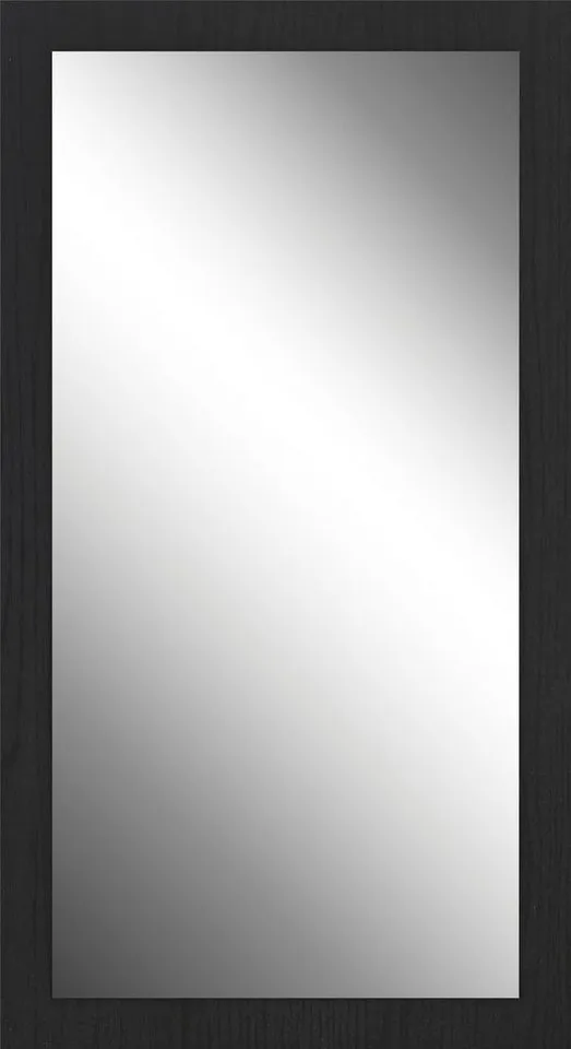 FORTE Garderobenspiegel Trondheim, Breite ca. 55 cm, Schwarz, – Produktbild 3 von 4