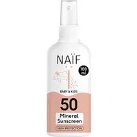 Naif NAÏF Mineral Sunscreen Spray Baby & Kids SPF50 - Wasserfestes Sonne... – Produktbild 1 von 1