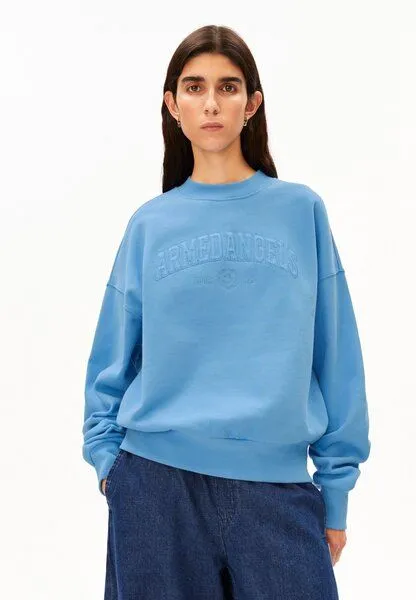 ARMEDANGELS ARMEDANGELS ALIZAA COLLEGE Damen Sweatshirt aus 100% Bio-Baumwolle, Skylight, – Produktbild 1 von 4
