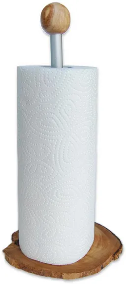 Olivenholz erleben Olivenholz erleben Küchenrollenhalter KLASSIK aus Olivenholz – Produktbild 1 von 1