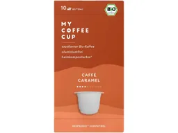 MY COFFEE CUP Bio-Kaffeekapseln "Caffé Caramel" 10 Stk. – Produktbild 1 von 1
