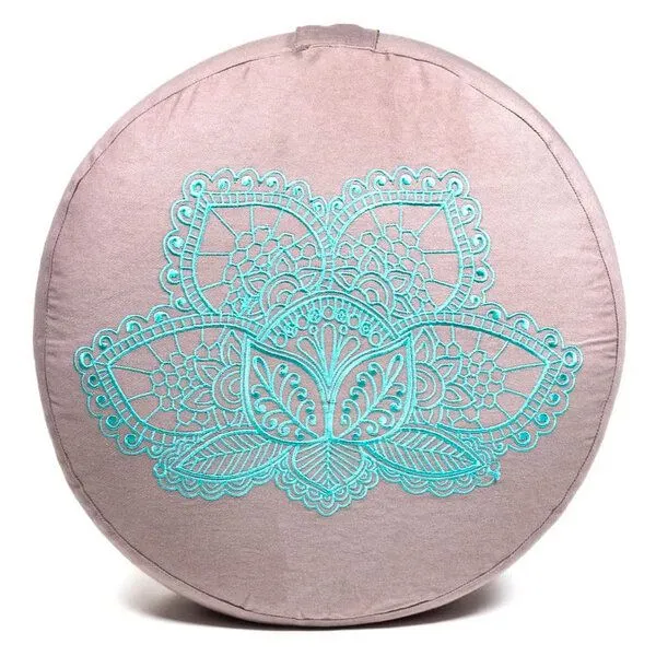 Just Be Just Be Meditationskissen Lotus, Taupe, – Produktbild 2 von 3
