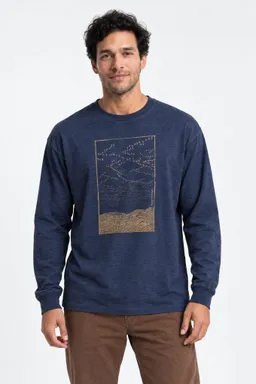 KOMODO KOMODO Herren vegan T-Shirt Migration Indigo – Produktbild 1 von 1