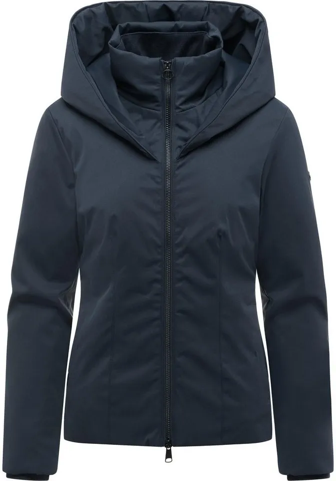 ragwear ragwear Funktionsjacke Annona Y Warme Damen Winterjacke mit weit nach vorn gezogener Kapuze, Blau, – Produktbild 2 von 4