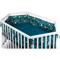 tiSsi Nestchen Lies 80 x 136 cm, petrol jungle – Produktbild 1 von 1