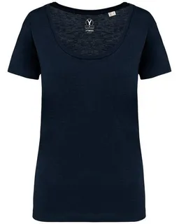 YTWOO YTWOO Damen-T-Shirt mt Slub Optik aus 100% Bio-Baumwolle – Produktbild 1 von 1