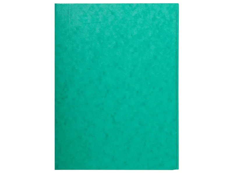 Exacompta 25 Exacompta Sammelmappen, Colorspan-Karton, 390 g/m², DIN A4, 3 Klappen, grün – Produktbild 1 von 1