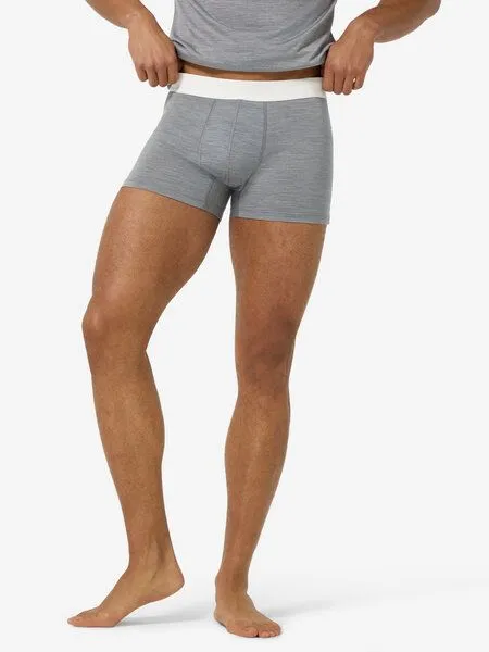 Super.Natural Super.Natural M BIO BASE BOXER für Herren, Merino, Cashmere grey melange, – Produktbild 2 von 4