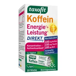 taxofit Taxofit Koffein + B12 Energie Direktgranulat – Produktbild 1 von 1